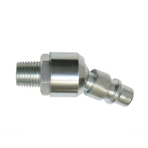 3/8" Male Industrial x 1/4" MPT Swivel Plug CPHS641-D6