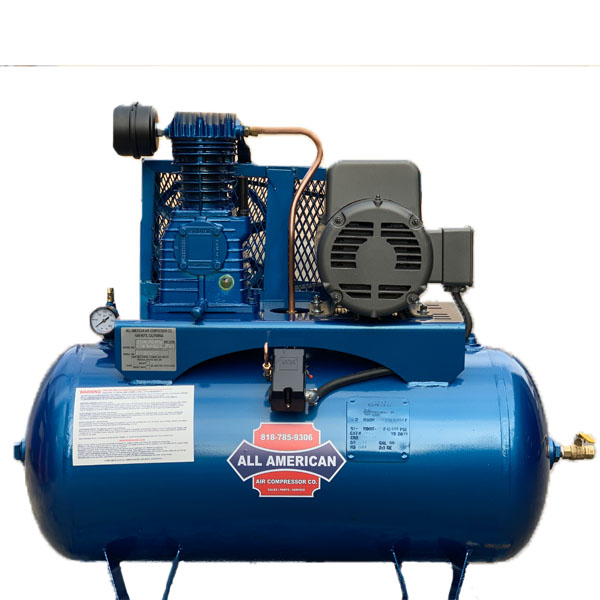 AAA 3HP 1PH K28 60 Gallon Horizontal