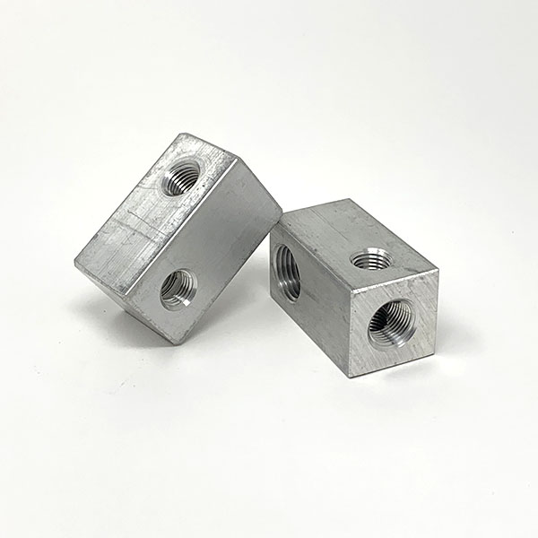 Aluminum Block Manifold 3/8" & 1/4" Rolair #154