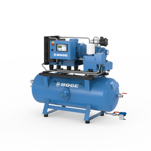 Boge 10 HP 120 Gallon | 3 Phase 208-575V | 150 PSI | MPCB-F | Open-Encl | C10LRN