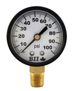 Boshart 160 PSI Gauge #PG 1/4" CBM-0-160