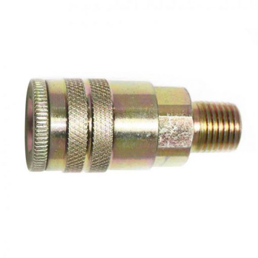CH441 Z 1/4" Industrial Steel Coupler x 1/4" Male NPT
