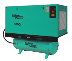 Palatek 50 HP | 240 Gallon | 3-Phase 200-575V | 125-175 PSI | Open-Encl | TEFC | Wye | DG50