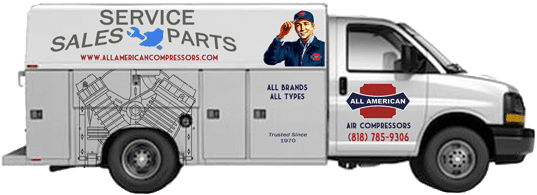 Air Compressor Service Truck